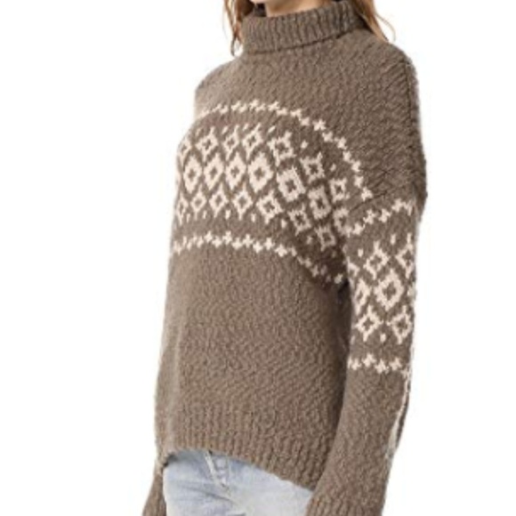 vince fair isle sweater